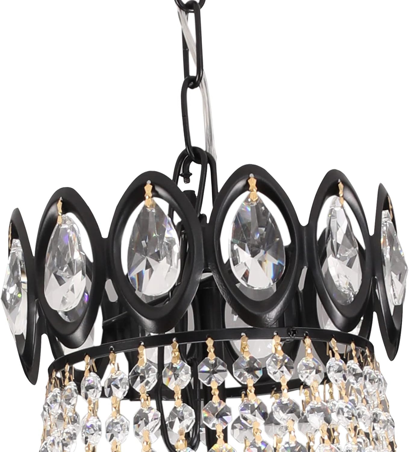 Lámpara de araña de cristal de lujo de 9 luces, moderna lámpara colgante de techo para sala de estar, dormitorio, cocina, isla, pasillo, comedor,