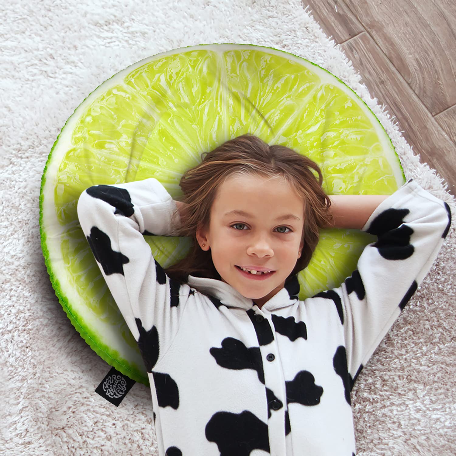 3D Lime Cut in Half Custom Pillow, Realistic Cut Lime Fruit Pillow, Lime Personalized Pillow, Lime Stuffed Fruit Customized Pillow, Fruit Throw