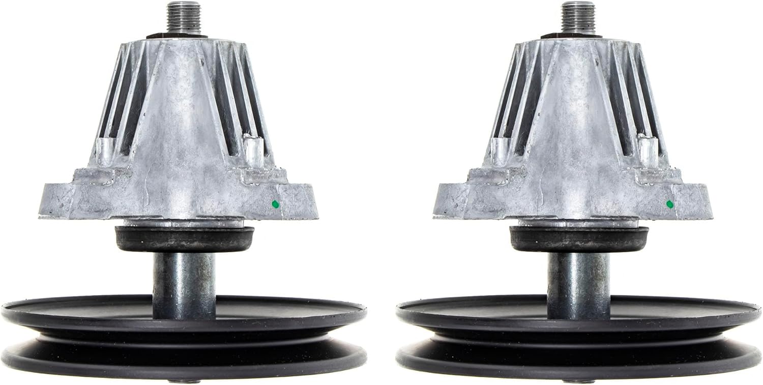 CUB CADET 618P09258 Conjunto de husillo de cubierta Paquete de 2 tractores Enduro XT2-LX46 de 46″