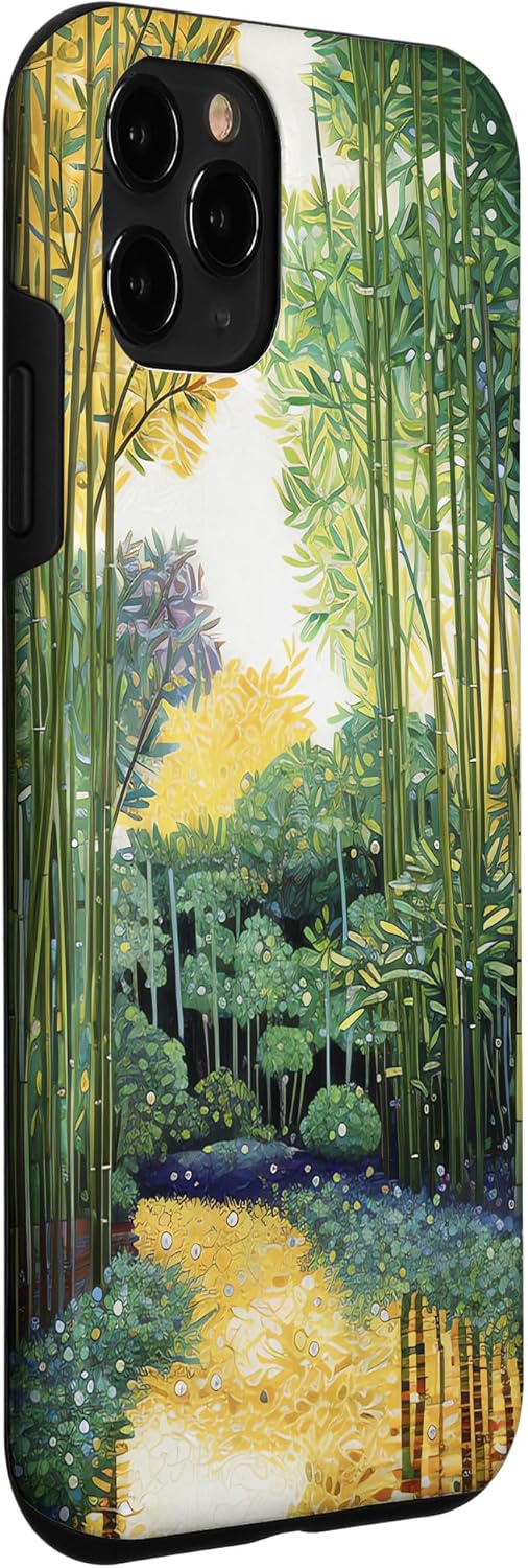 iPhone 11 Pro Bamboo Brilliance Immersed in the Chromatic Rich Nature Case