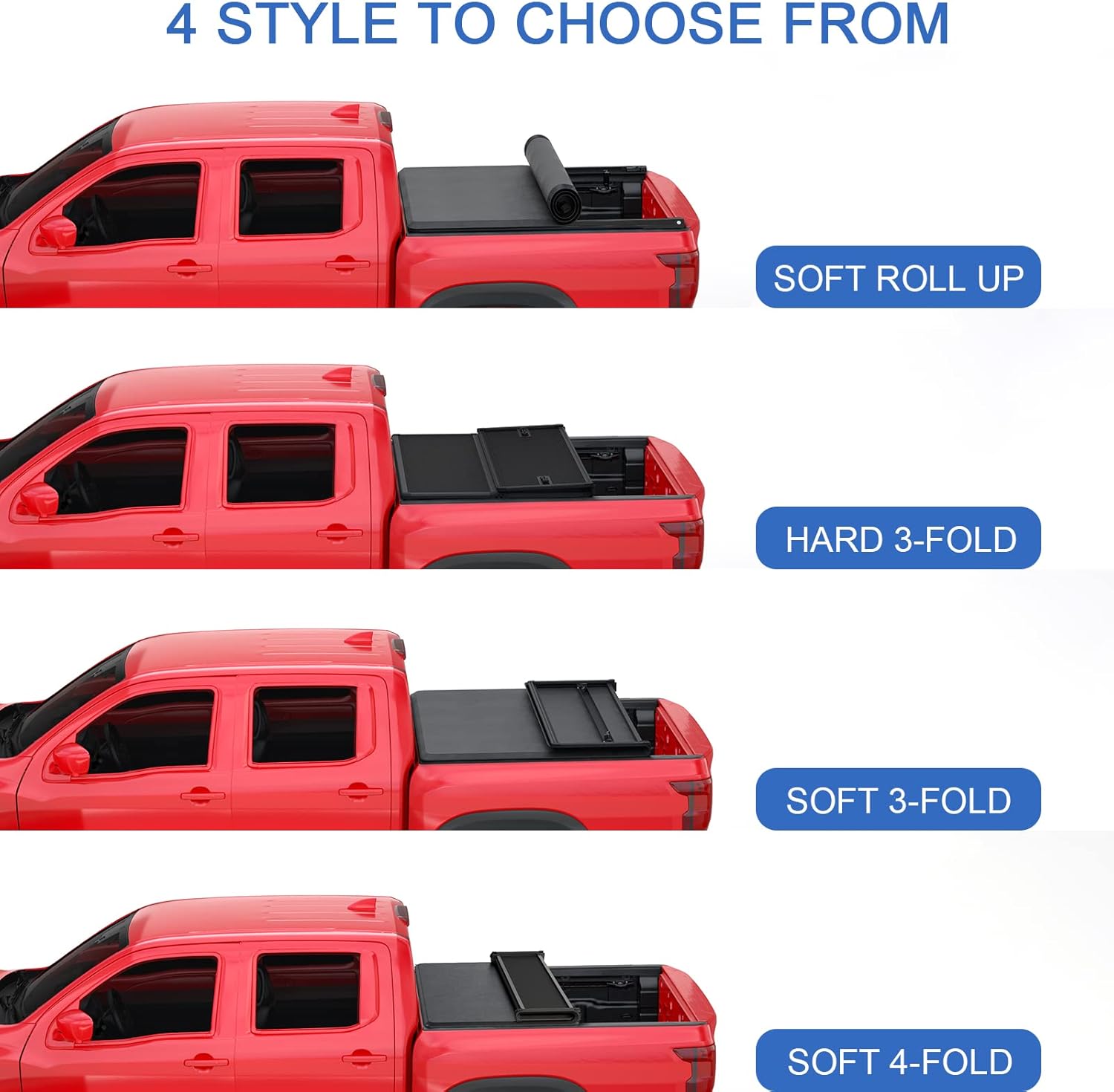 JDMSPEED Funda enrollable suave para caja de camioneta compatible con Nissan Titan 2004-2015 de 5.5 pies, accesorios solo para modelos con sistema