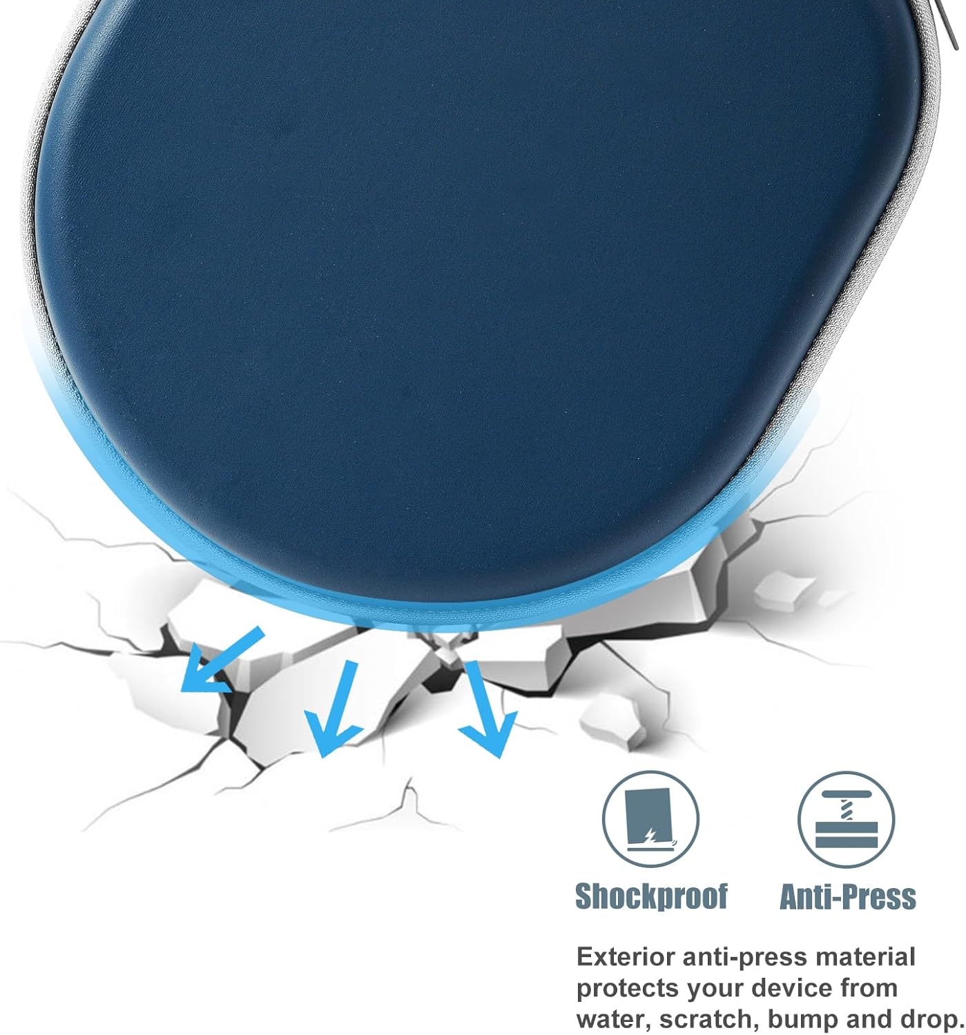 ProCase Funda rígida para auriculares inalámbricos Sony WH1000XM5WH1000XM4WHXB910N WHCH710N WHXB900N Bose 700QC35 II con cancelación de ruido, bolsa