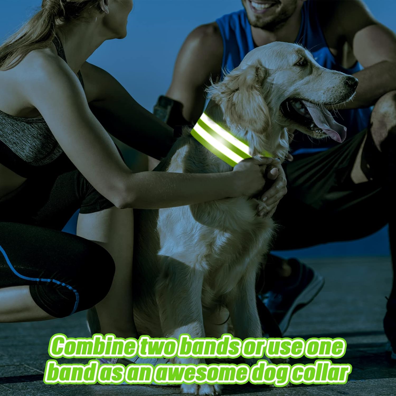 Yilloog 150 Pieces Reflective Arm Bands for Night Walking Reflective Ankle Band for Runners Reflective Wrist Band Cycling Reflective Running Gear