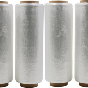 SnapPackage Rollo de envoltura elástica transparente de 15 x 1500 pies (paquete de 8) Envoltura de plástico resistente de calibre 35 para mover SnapPackage Rollo de envoltura elástica transparente de 15 x 1500 pies (paquete de 8) Envoltura de plástico resistente de calibre 35 para mover