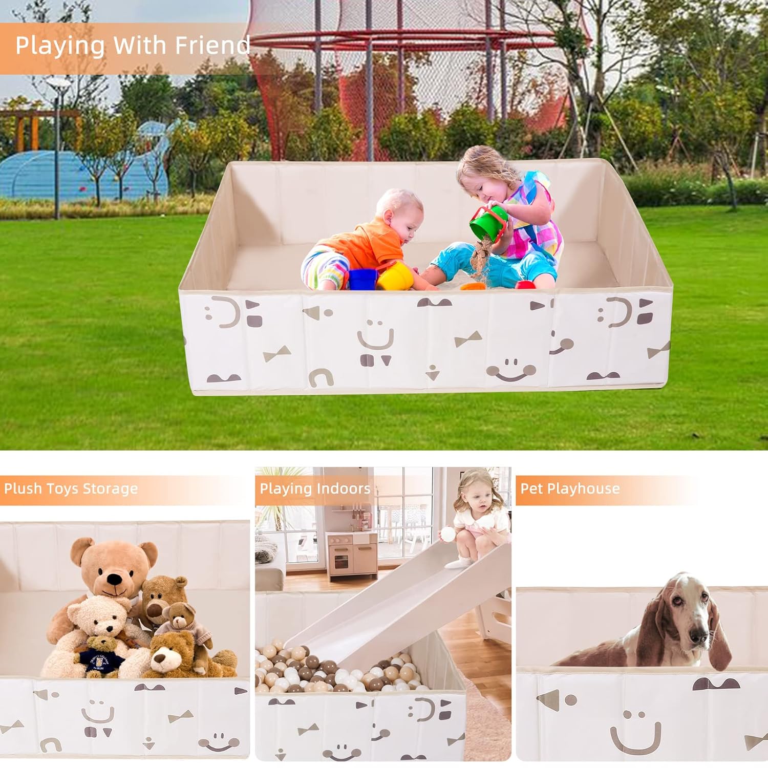 Piscina de pelotas para niños pequeños de 1 a 3 años, tienda de campaña de juegos para bebés, corralito de juegos para niños y niñas, corralito de