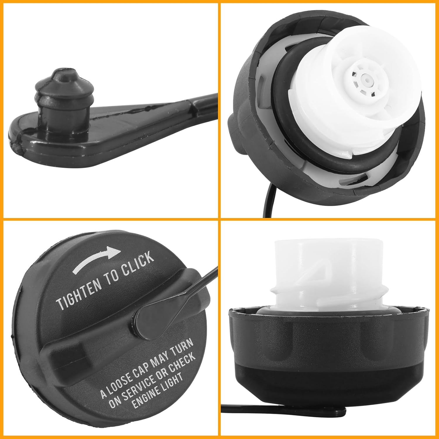 Tapa de llenado del depósito de combustible, tapa de gasolina para Chrysler Aspen Pacifica Town&Country Voyager, Dodge Caravan Durango Grand Caravan