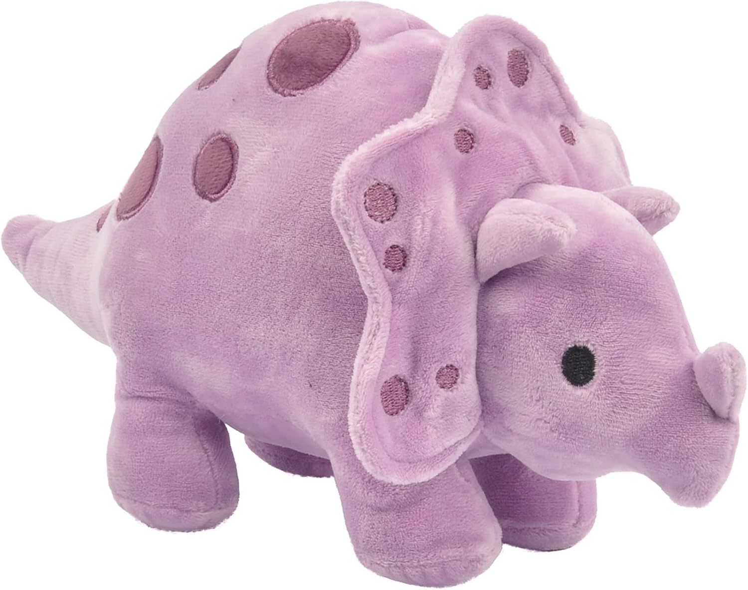 Linzy 11.5″ Cory Baby Dino con sonajero, morado