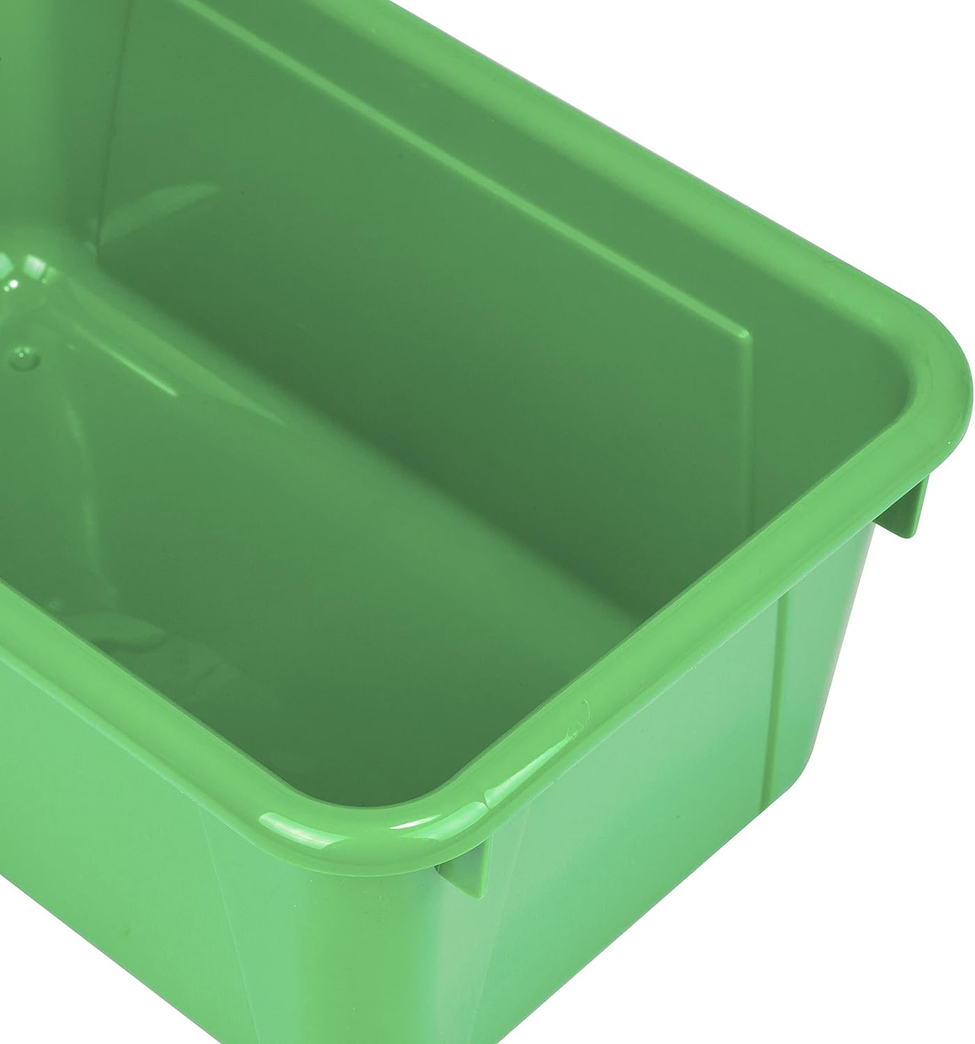 Storex – Cubos pequeños de almacenamiento, paquete de 5, de 12.2 x 7.8 x 5.1 pulgadas, color verde, (62417U05C)