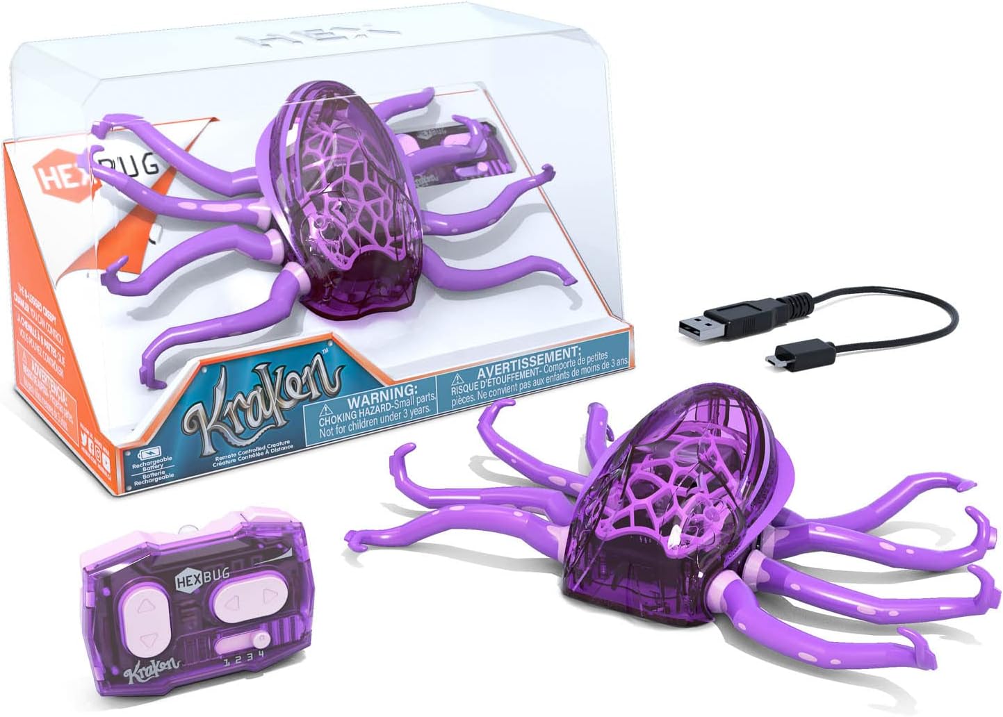 HEXBUG Kraken, criatura mítica robótica, los colores varían