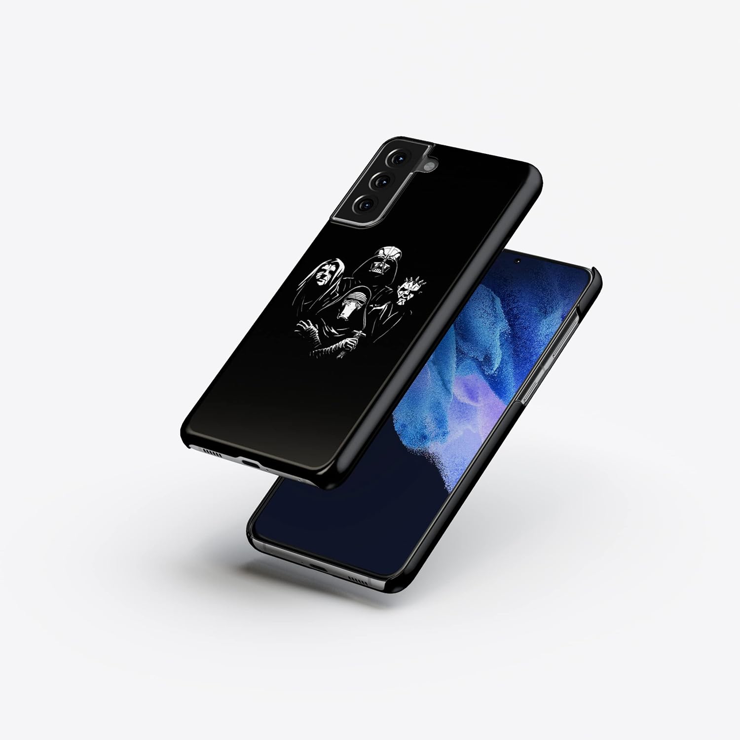Star-Wars – Carcasa rígida de plástico para Samsung Galaxy S22 Ultra de 6.8 pulgadas 2022 Shell SW7 (lado oscuro)