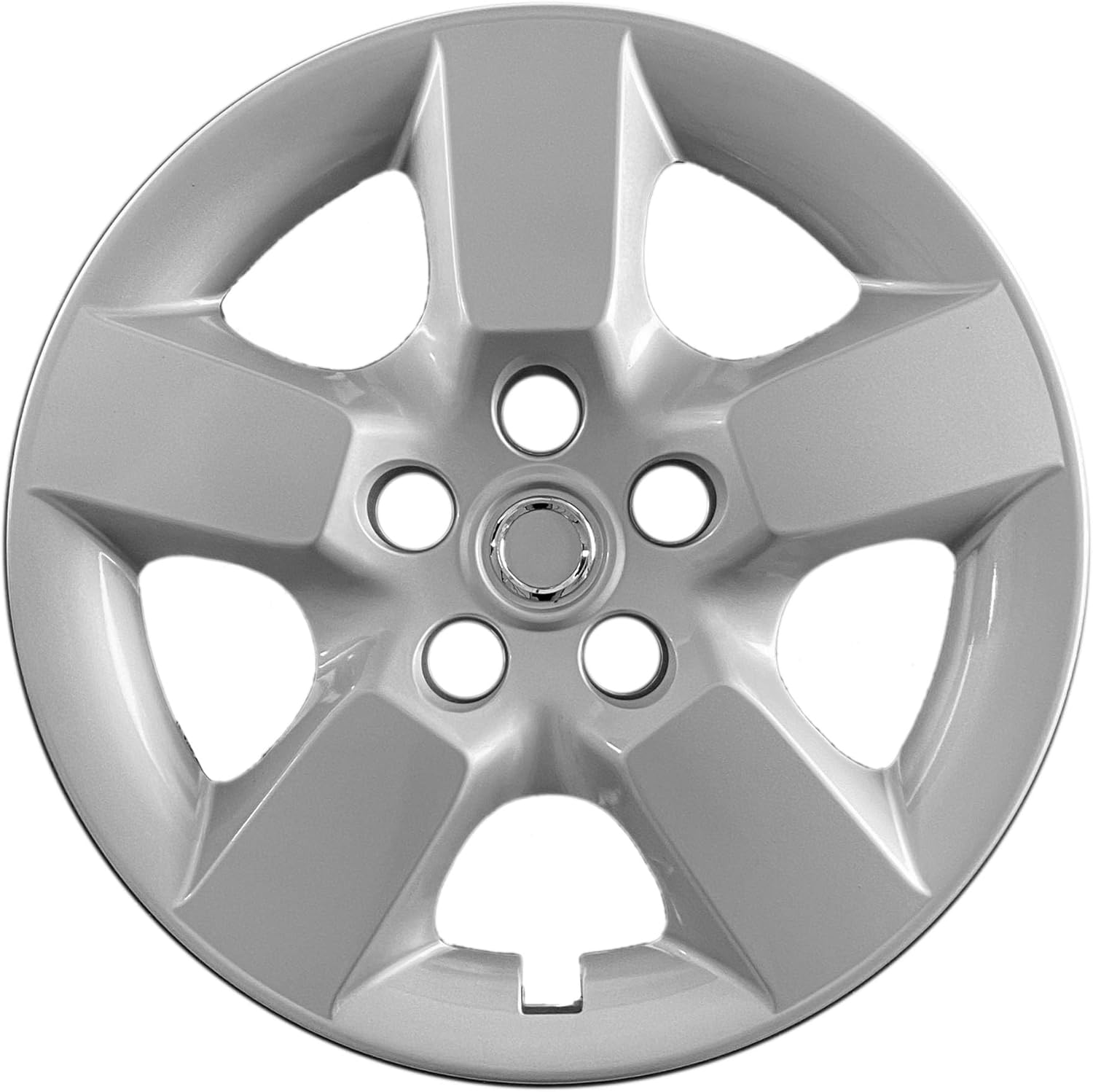 Hubcaps.com – Tapacubos plateados de 16 pulgadas de alta calidad para Nissan Rogue 2008, 2009, 2010, 2011, 2012, 2013, 2014 y 2015, construcción