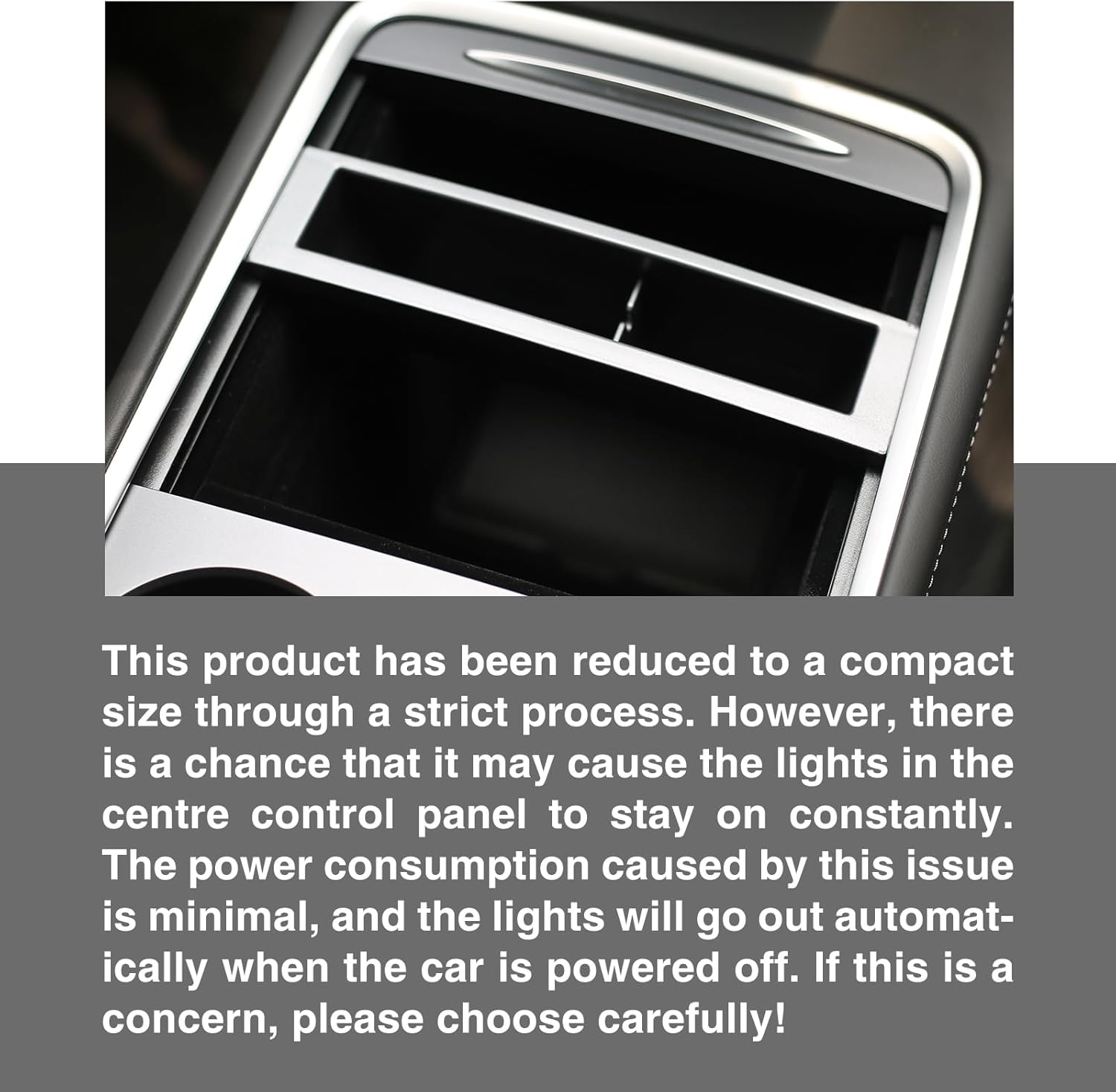Organizador de consola central para Tesla modelo 3modelo Y consola central con ranura para teléfono compatible con Tesla USB Hub Tesla Accesorios de
