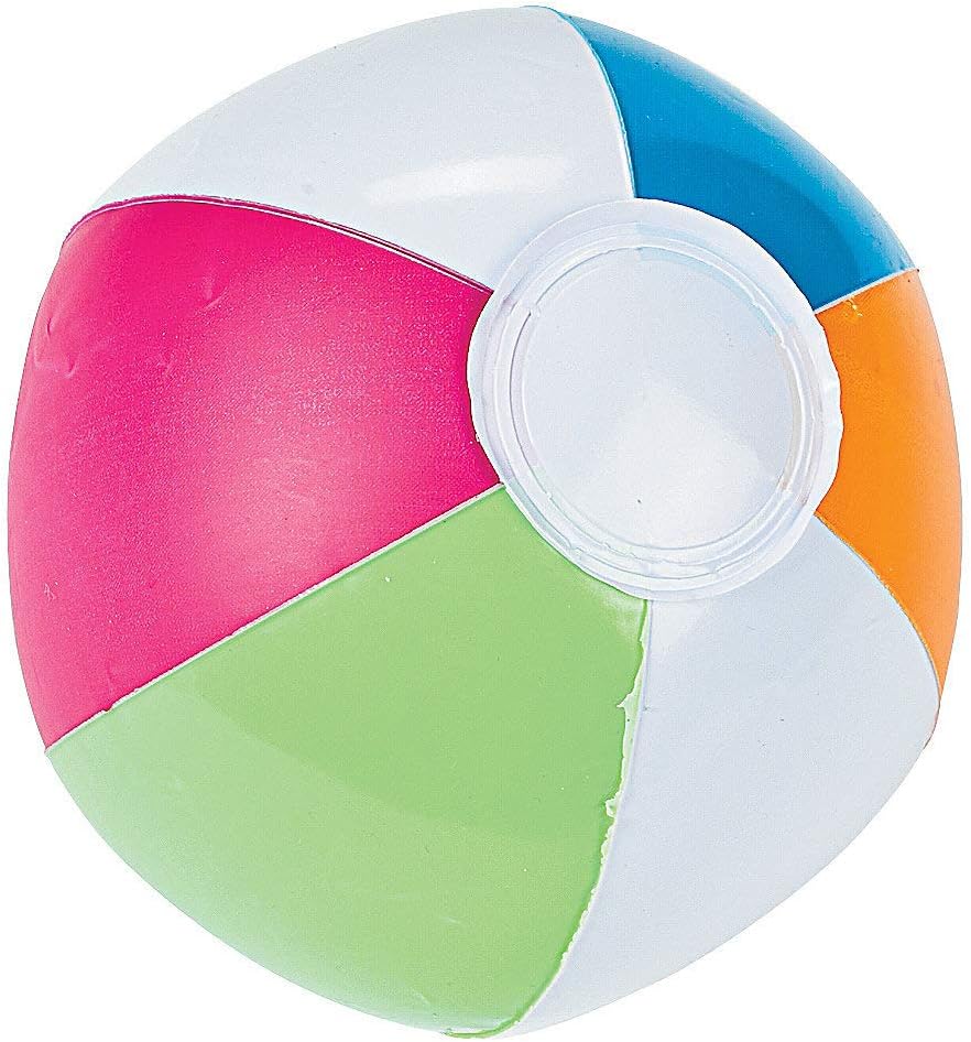 Mini pelotas de playa  Juego de 12  Juguetes para fiestas de verano, piscina y playa