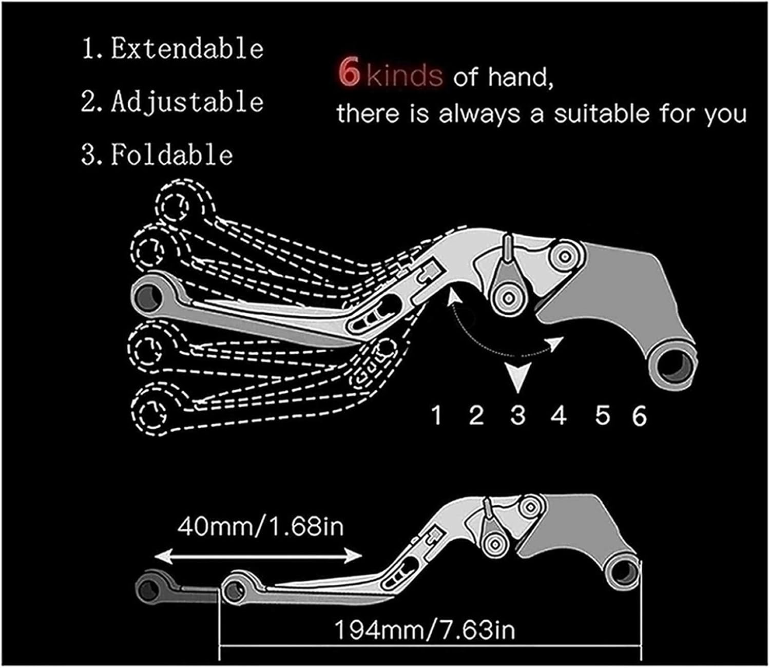 Accesorios de motocicleta para Yamaha XT660 XT660R XT660X XT 660 2004 2005 2006 2007 2008 2009 2011 palancas de embrague de freno agarre de