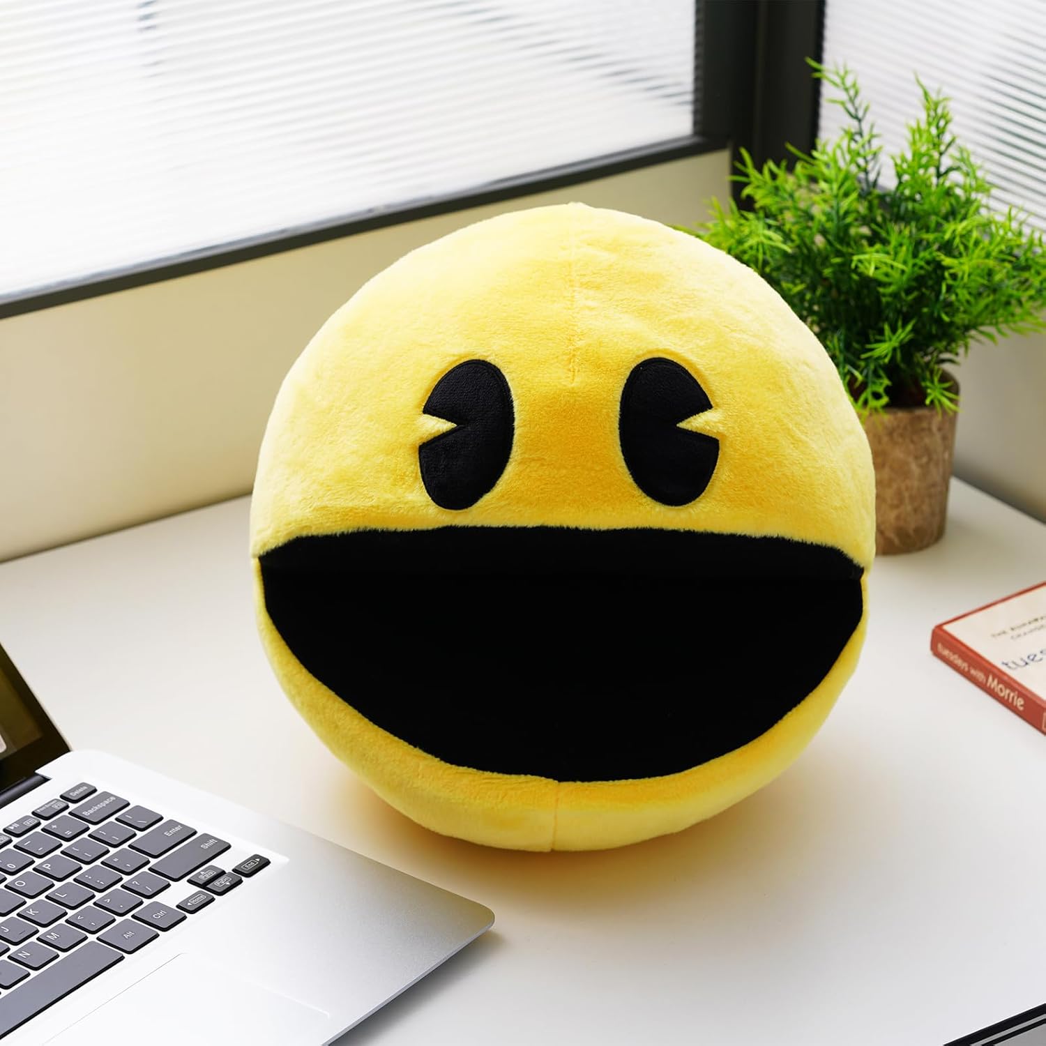 Peluche amarillo de 13 pulgadas, lindo juguete de peluche suave de anime You Gonna Never Stop para niños