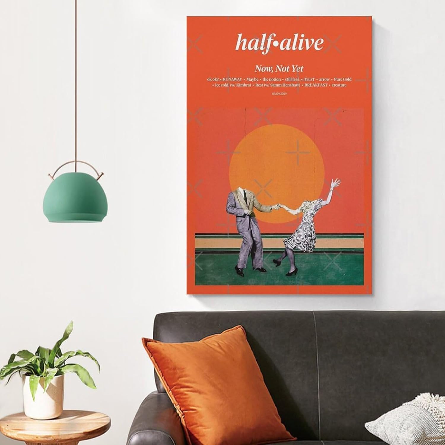 DAXXIN Half Alive NOW,NOT YET 2019 1 – Póster de lienzo decorativo para pared, pintura artística para sala de estar, dormitorio, regalo, sin marco,