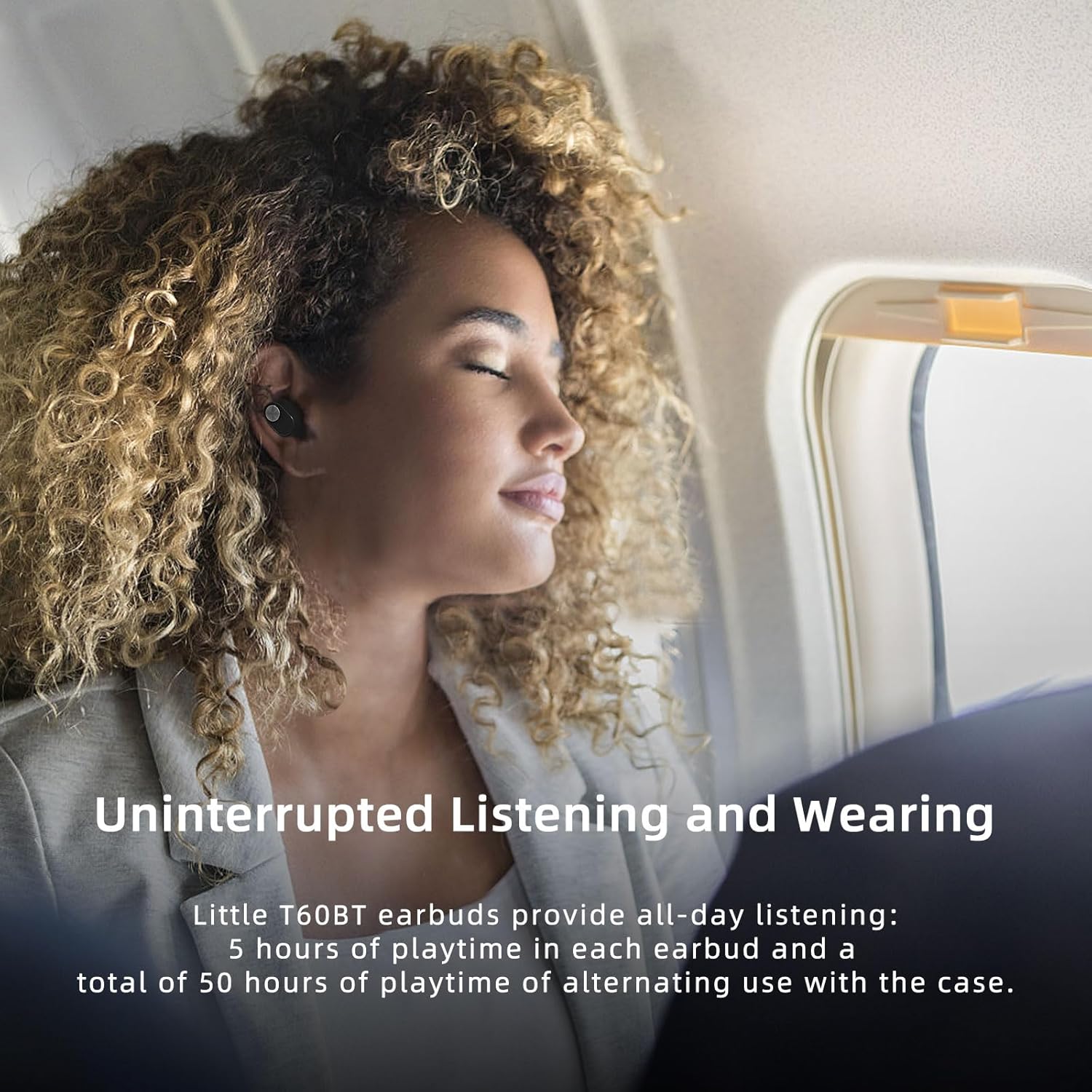 SoundMAGIC T60BT Auriculares inalámbricos verdaderos en el oído Bluetooth Auriculares con micrófono HiFi estéreo Auriculares deportivos impermeables