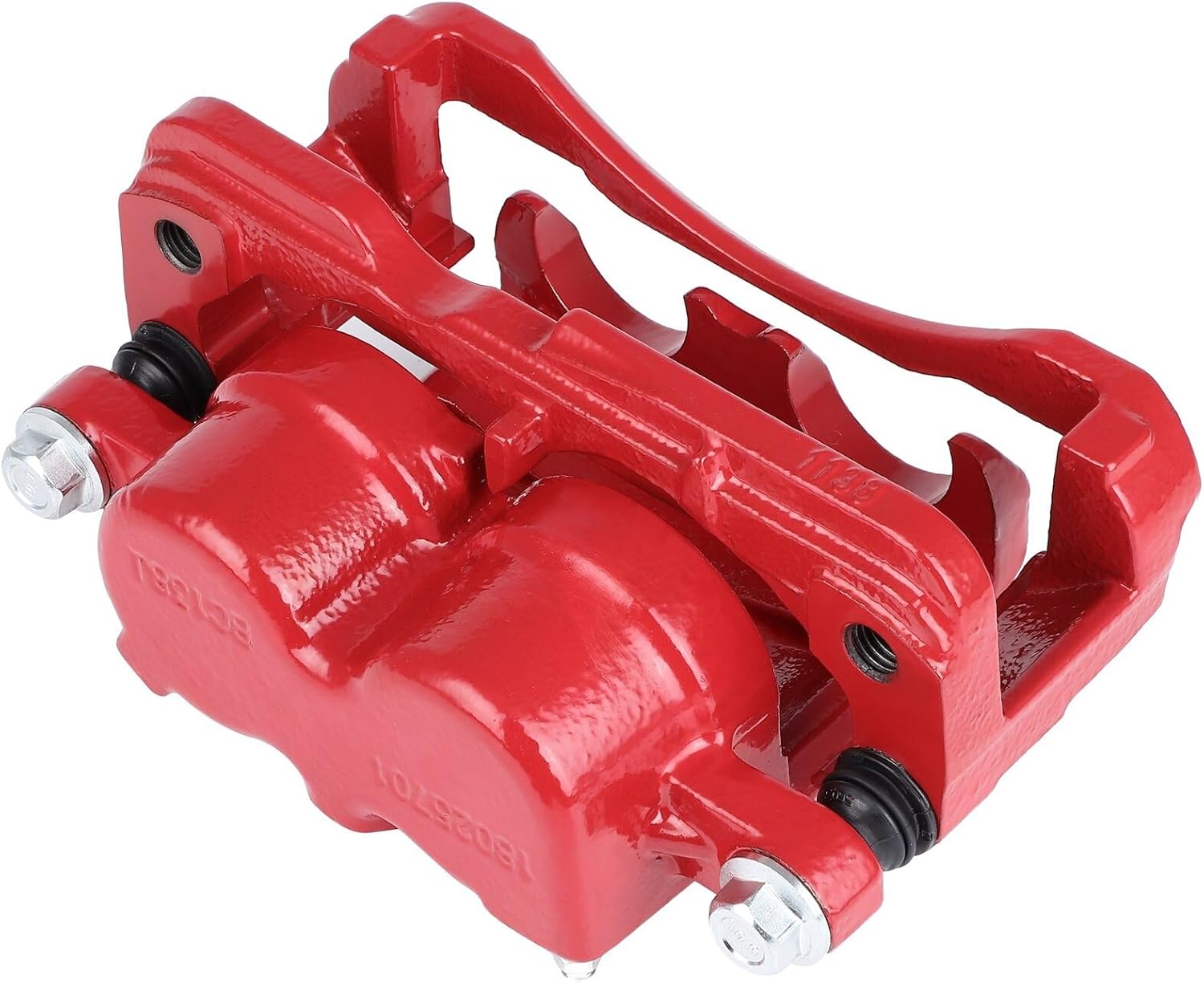 SCITOO Pinza de freno delantera derecha con soporte 18-B4728 rojo compatible para Cadillac 02-06 para Chevrolet 99-13 para GMC 99-13 para Hummer