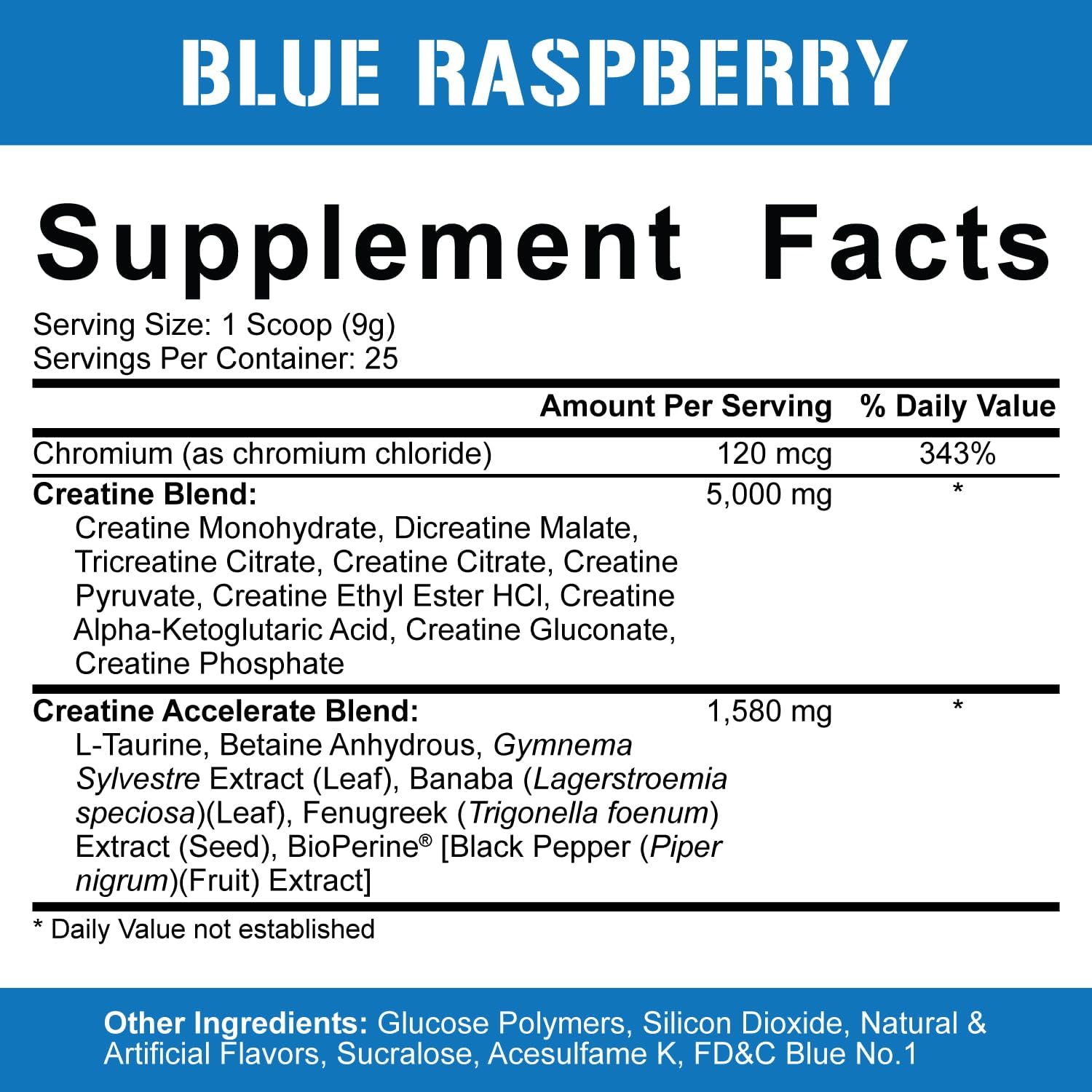 5% Nutrition CreaTEN Creatine Complex + Accelerators  Creatina en polvo saborizada para ganancia muscular  Máxima potencia, fuerza, resistencia y