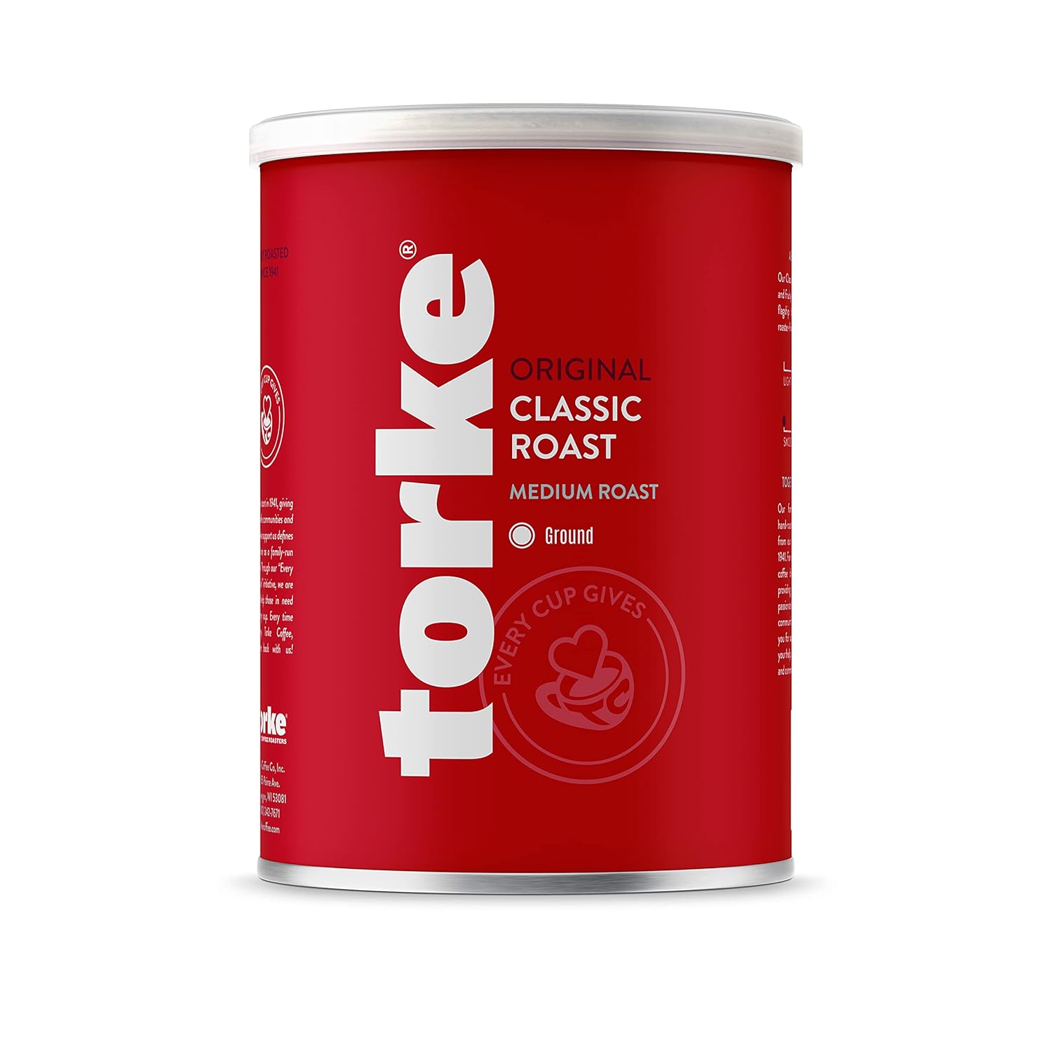 Torke Family Coffee Roasters Torke Coffee Classic Roast – 13 oz – Tostado medio, café molido