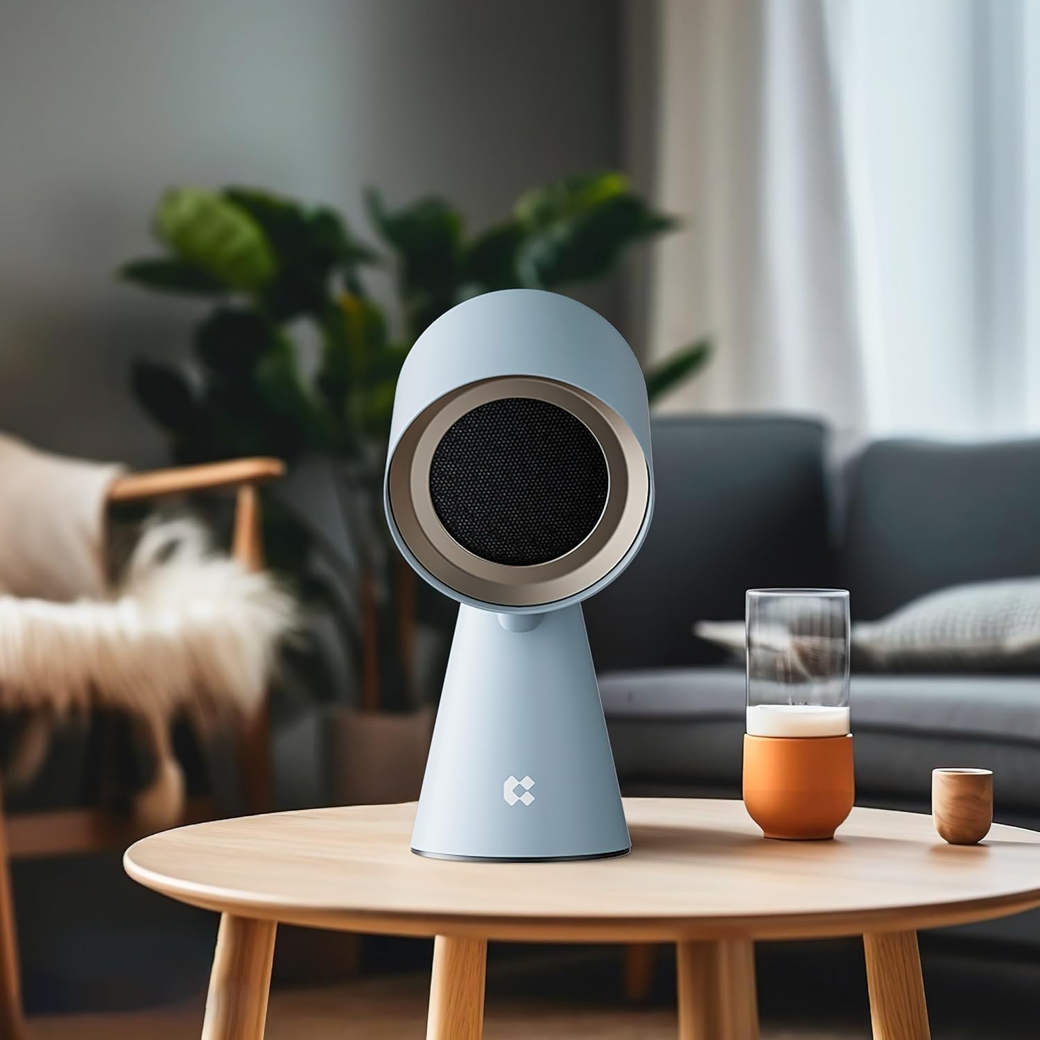 CIARRA Campana extractora portátil, campana extractora de escritorio con ventilador de escape de 2 velocidades, filtro de aluminio desmontable, taza