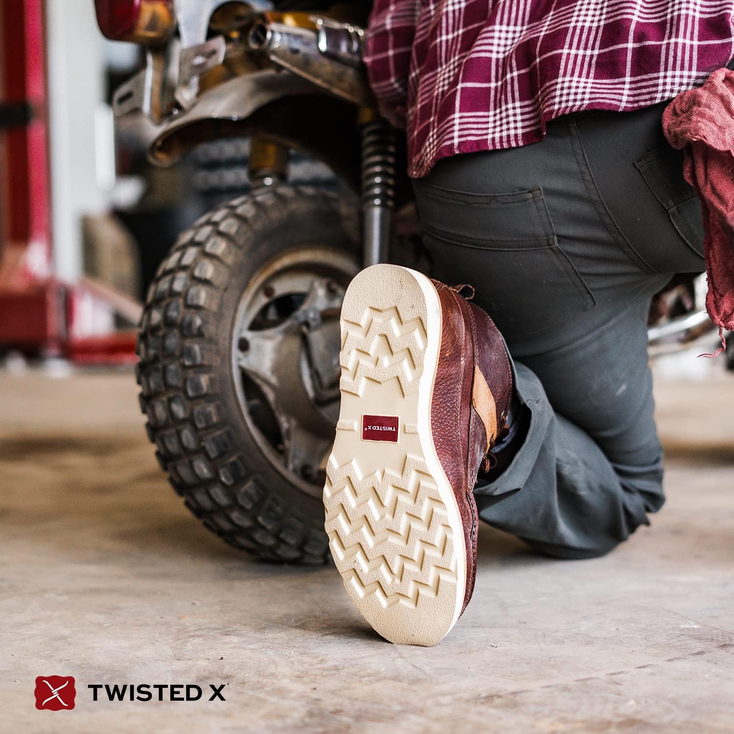 Twisted X Botas de cuña con punta de aleación para hombre