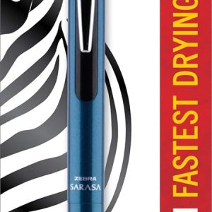 Sarasa Grand Bolígrafo retráctil de tinta de gel, barril turquesa, punta media, 0.028 in, tinta negra, 1 unidad Sarasa Grand Bolígrafo retráctil de tinta de gel, barril turquesa, punta media, 0.028 in, tinta negra, 1 unidad