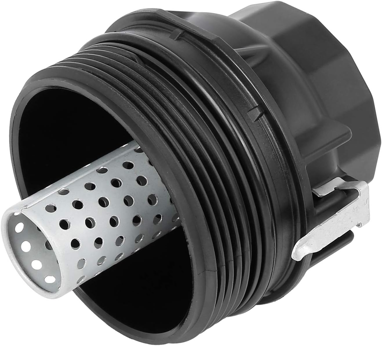 X AUTOHAUX Tapa de filtro de aceite negra 15650-38020 repuesto para Toyota 4Runner FJ Tundra para Lexus
