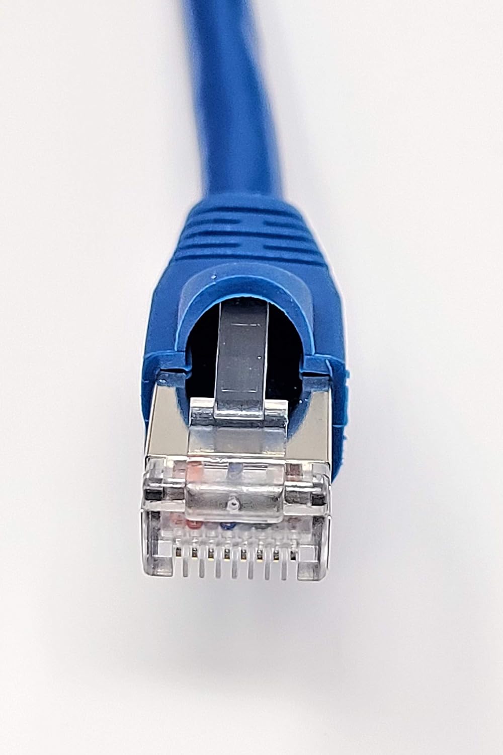 Cable de conexión CAT 6A 10G blindado (STP) de 100 pies, color azul