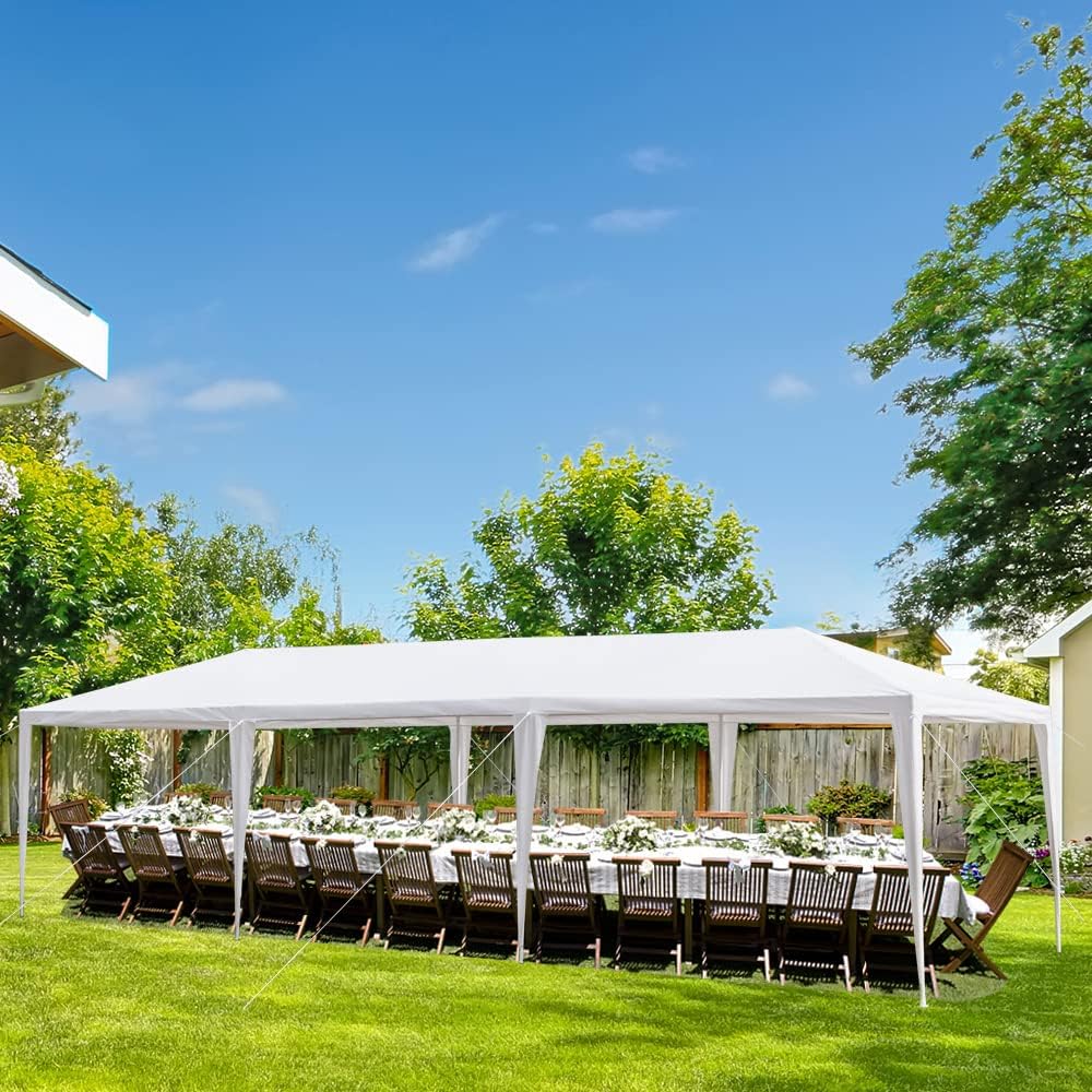 Carpa para exteriores, carpa de fiesta de boda, refugio de campamento, refugio instantáneo comercial, tienda de campaña impermeable con paredes
