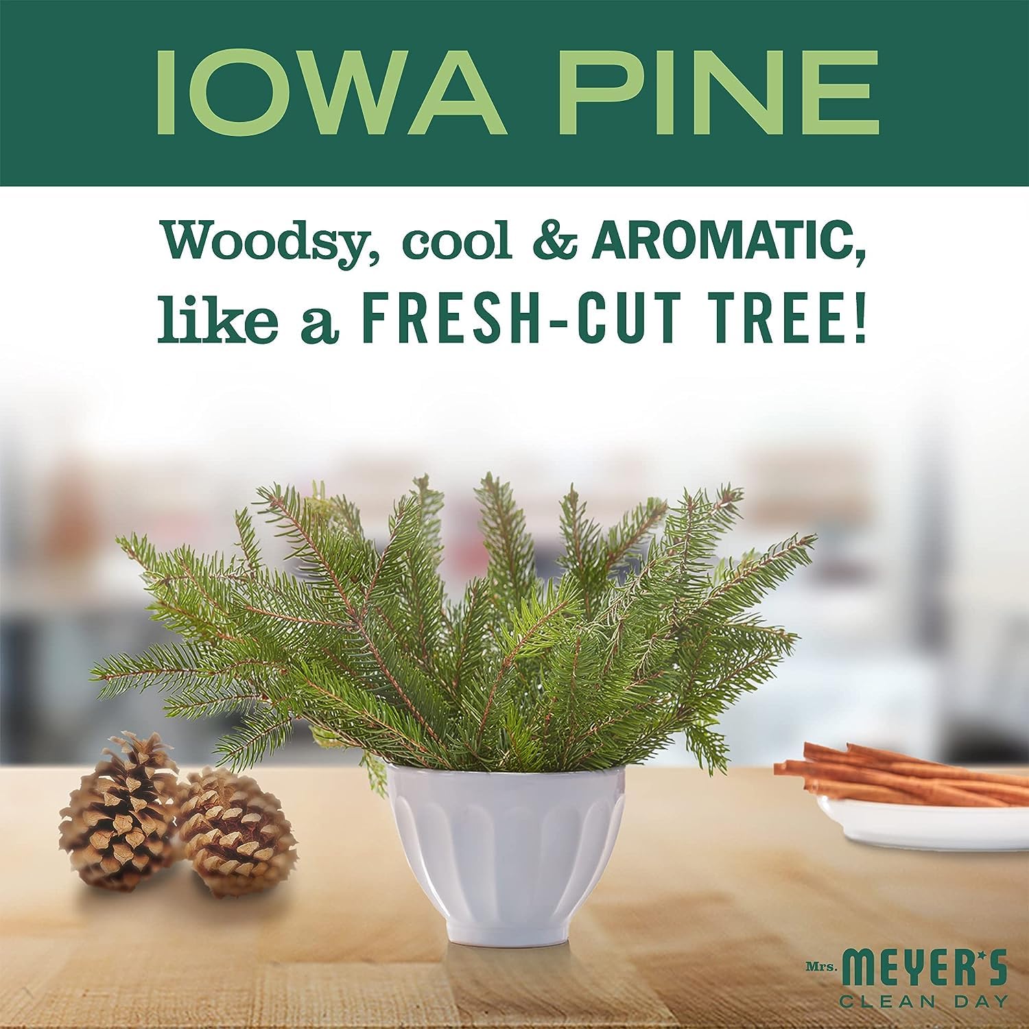 Mrs. Meyer’s – Paquete variado de jabón líquido para manos, Snow Drop + Iowa Pine 15.5 onzas (paquete de 2)