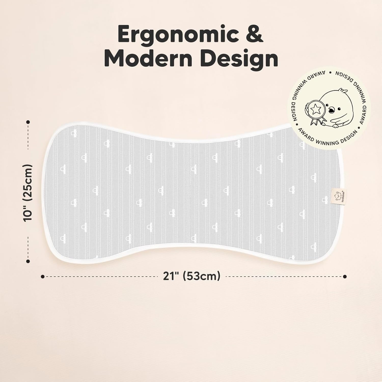 Paños orgánicos para eructos para bebés, niños y niñas, paquete de 5 paños para eructos ultra absorbentes, ropa para eructos, toalla para recién