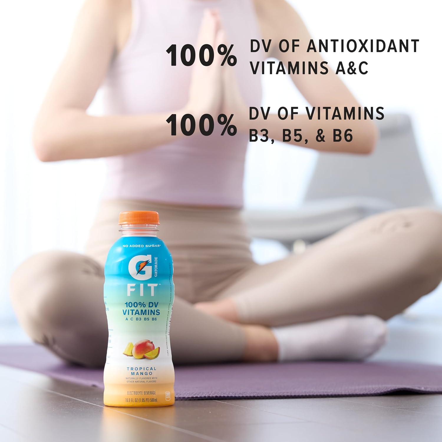 Gatorade Gatorade Fit 2.0 – Bebida con electrolitos, hidratación real saludable, cuatro sabores, paquete variado, botellas de 16.9 fl oz (paquete de