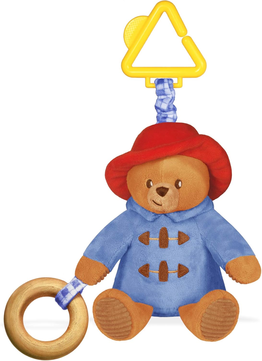 YOTTOY Paddington Bear Collection  Actividad del bebé, dentición y sonajero multisensorial juguete  8.5 pulgadas de alto