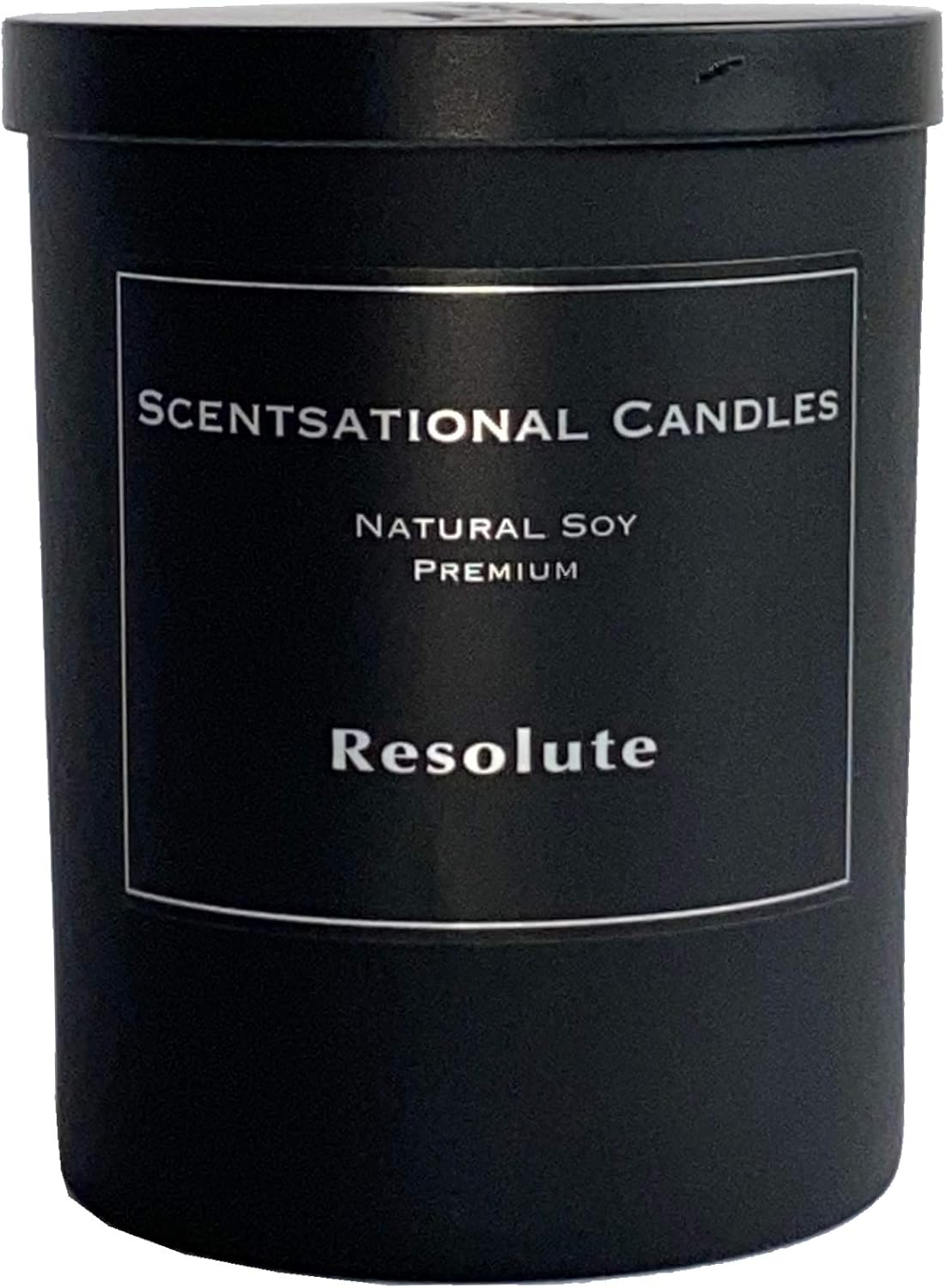 Scentsational Candles Resolute, vela de soja natural para hombre