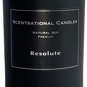 Scentsational Candles Resolute, vela de soja natural para hombre Scentsational Candles Resolute, vela de soja natural para hombre