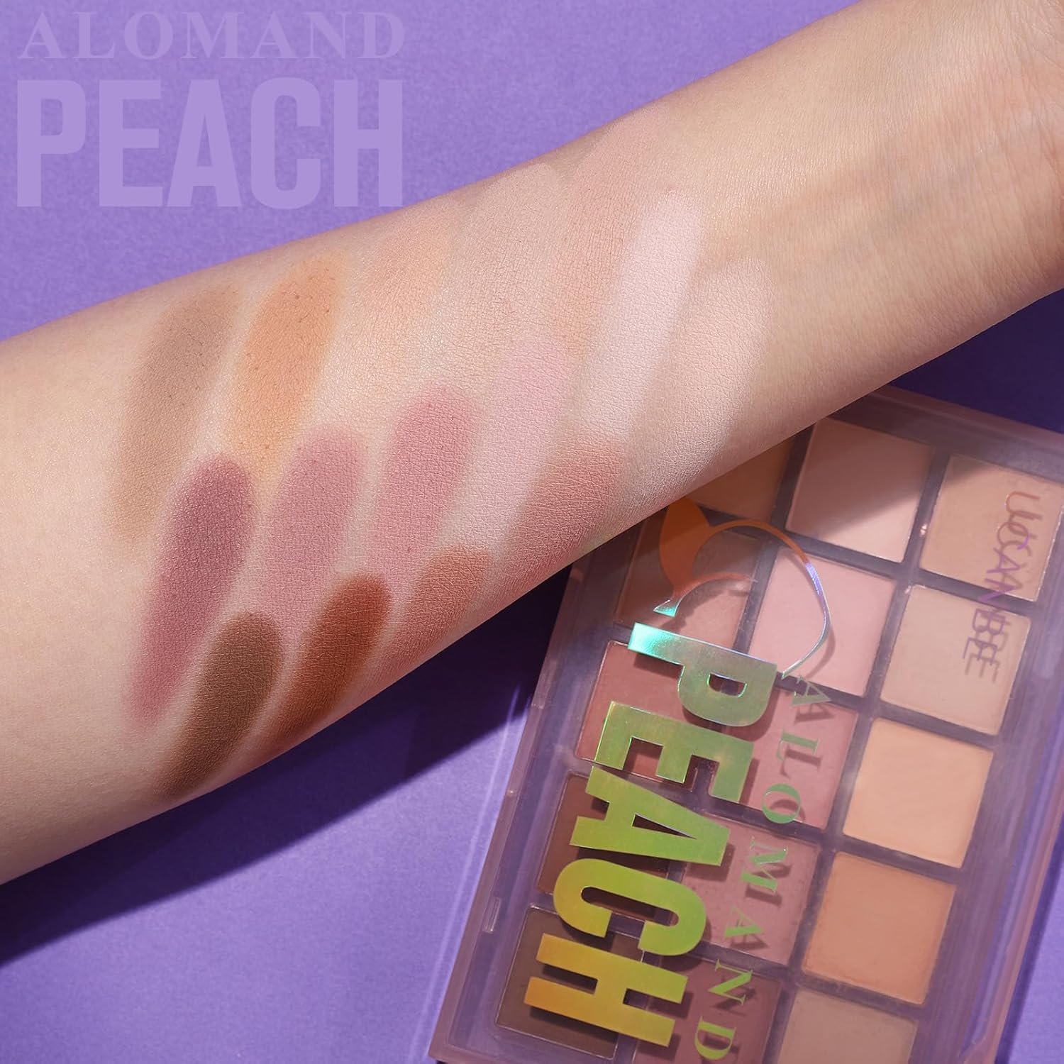 UCANBE Paleta de sombra de ojos mate neutra, paleta de maquillaje de ojos marrón topo nude, tono cálido natural, alta pigmentación, mezclable y