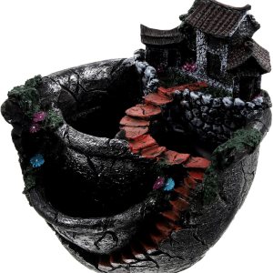 GANAZONO Arreglos florales de imitación, pequeñas plantas suculentas vivas para interiores, caja de plantas novedosas, maceta de jardín de hadas, GANAZONO Arreglos florales de imitación, pequeñas plantas suculentas vivas para interiores, caja de plantas novedosas, maceta de jardín de hadas,