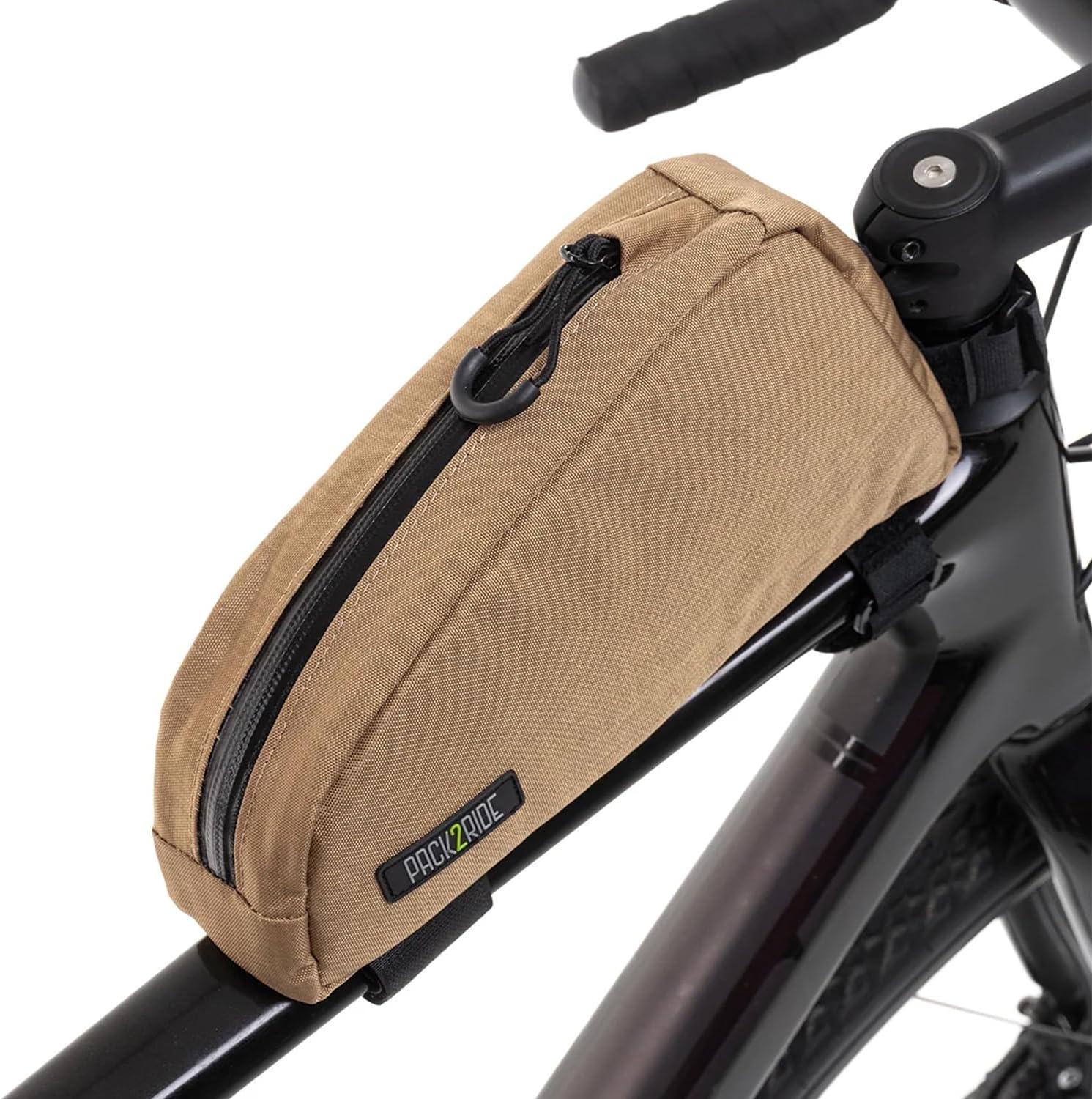 Onedrop Bolsa para cuadro de bicicleta, resistente al agua, bolsa de bicicleta con tela Cordura duradera, almacenamiento frontal de bicicletas y
