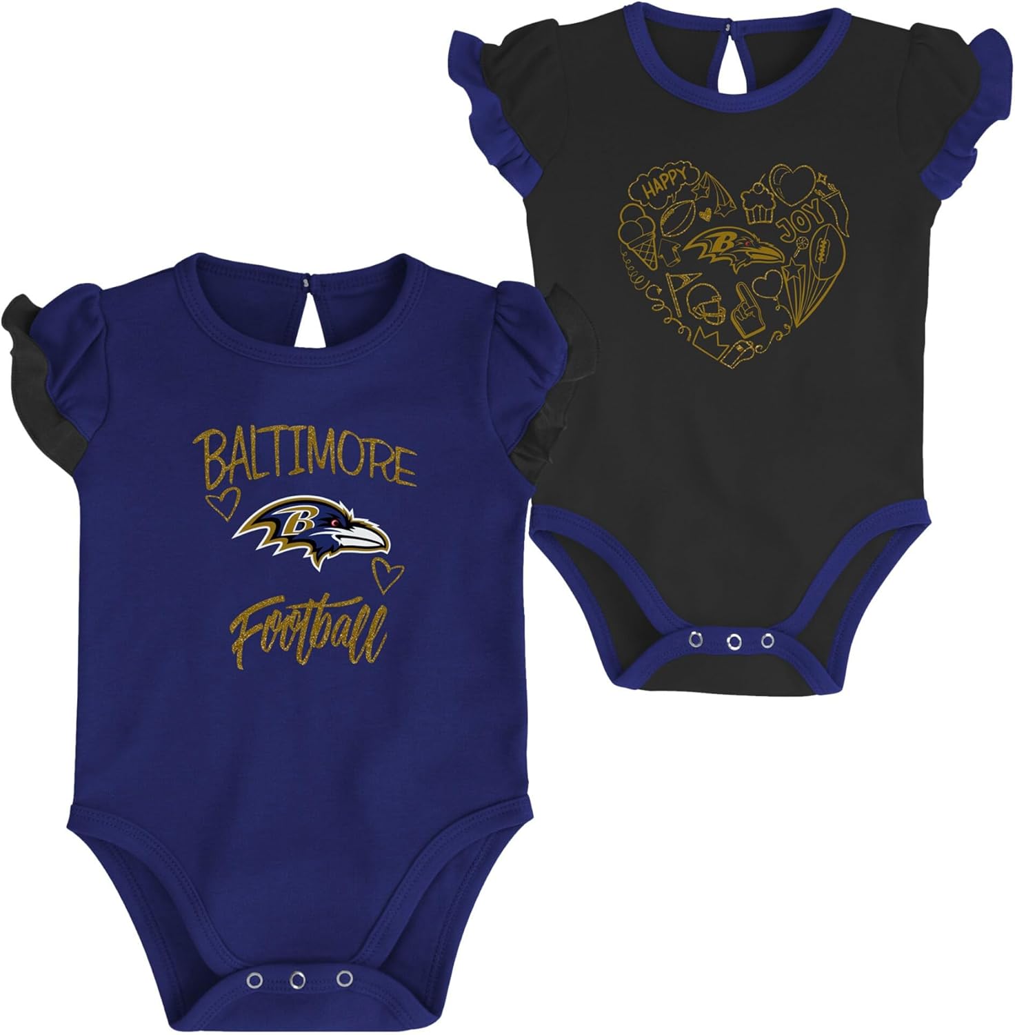 Outerstuff NFL – Conjunto de 2 piezas para recién nacidos con diseño de enredadera
