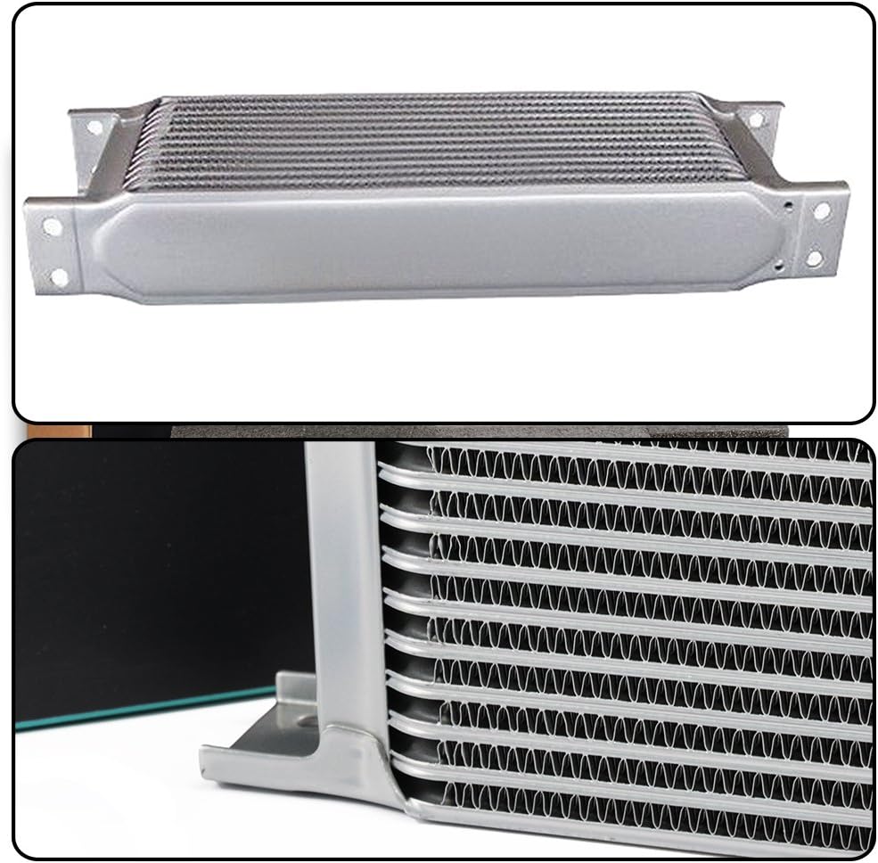 G-PLUS 7 hileras AN10-10AN universal que compite con el refrigerador de aceite de aluminio de la transmisión del motor