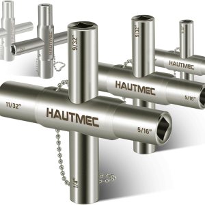 HAUTMEC – Llave sillcock de 4 vías (PL0028-5, 5 unidades) HAUTMEC – Llave sillcock de 4 vías (PL0028-5, 5 unidades)