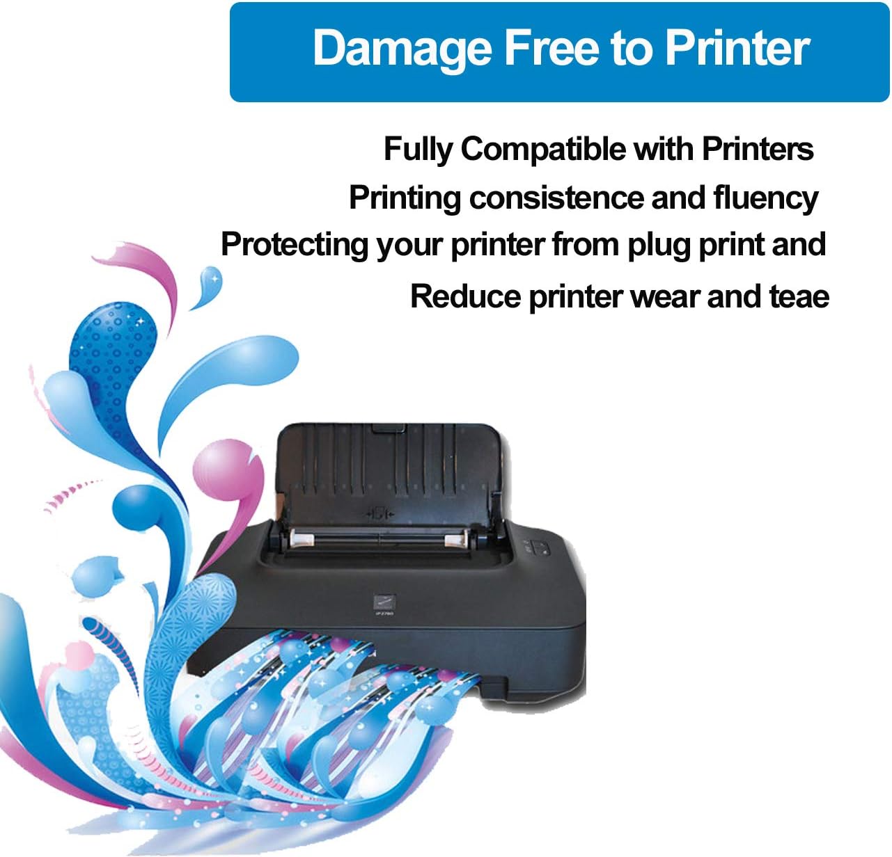 INK+ Kit de recarga 6x100ml para Canon 250 251 270 271 280 281 225 226 1200 2200 PG210 CL211 PG245 CL246 Cartucho de tinta recargable con 5 jeringas