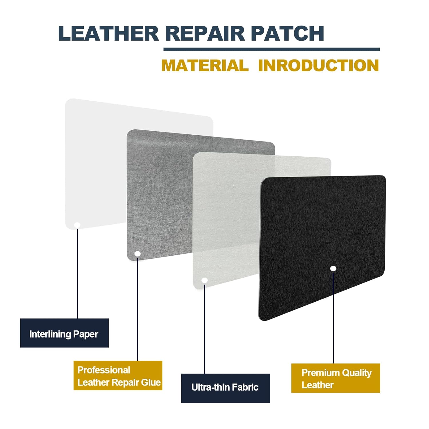 Kit de reparación de cuero, parche autoadhesivo de reparación de piel sintética de 5.9 x 39 pulgadas para sofá, muebles, bolsos, asientos de