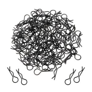 Rchobbytop 100 piezas de clips de cuerpo RC universales Springy R Pines para todos los coches de carretera a escala 18 en carretera Buggy Rock Rchobbytop 100 piezas de clips de cuerpo RC universales Springy R Pines para todos los coches de carretera a escala 18 en carretera Buggy Rock