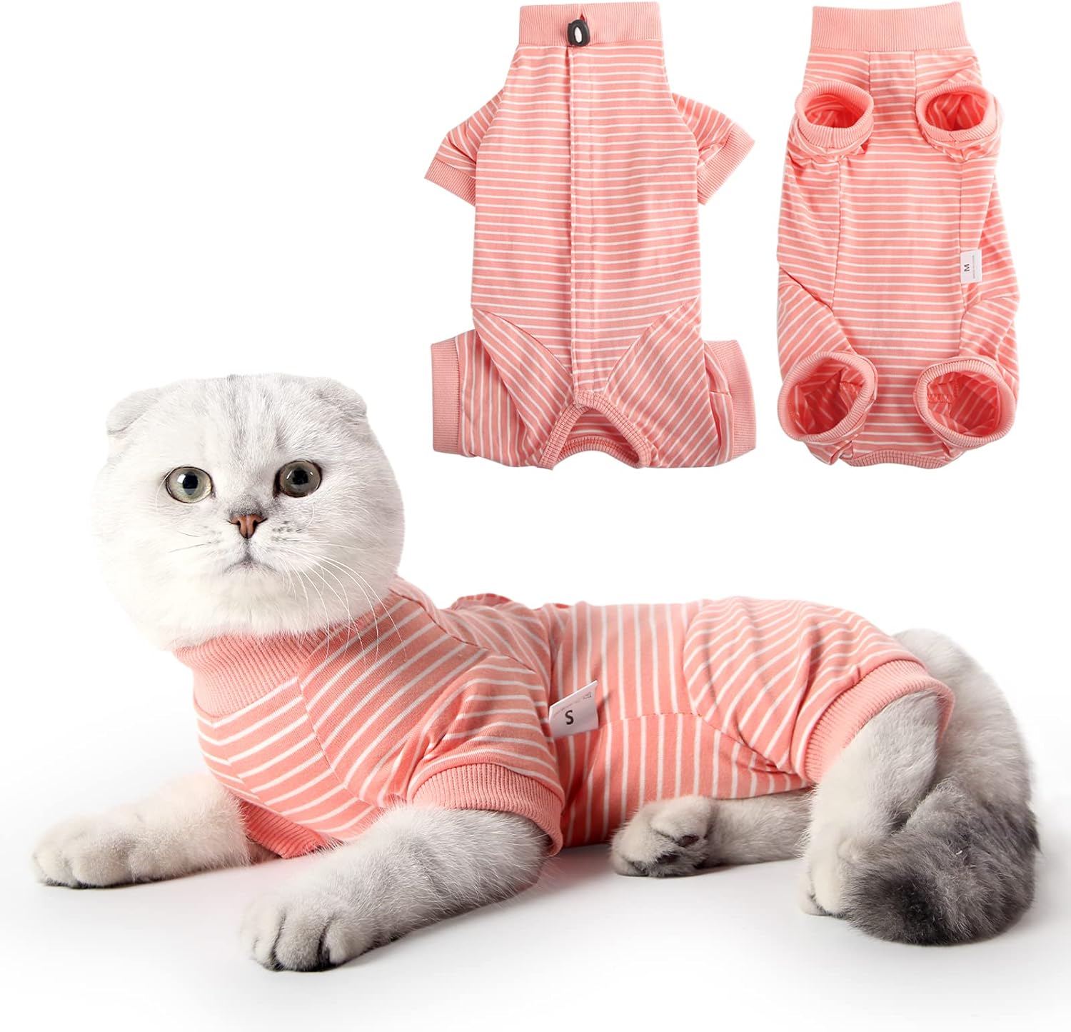 Traje profesional de recuperación quirúrgica para gatos, para perros machos, hembras, heridas abdominales, cono alternativo, collar electrónico,