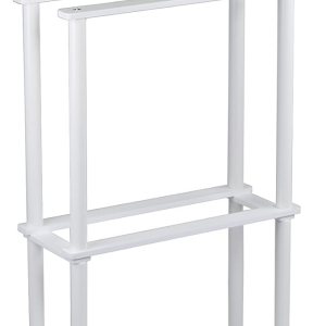 Proman Products Sakura – Valet doble con colgador de madera, barra de pantalones y barra de corbata, color blanco Proman Products Sakura – Valet doble con colgador de madera, barra de pantalones y barra de corbata, color blanco