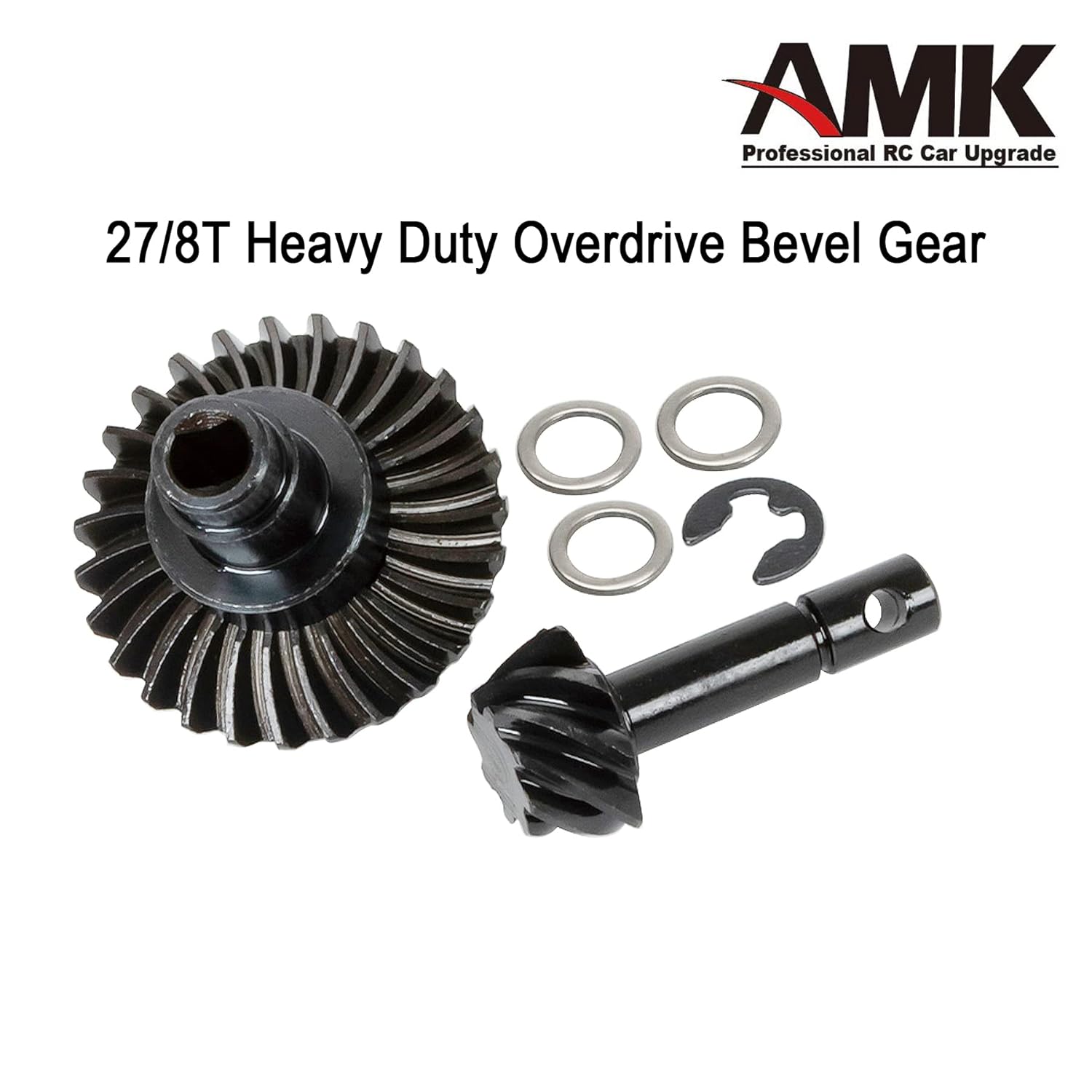 Engranaje cónico RC, 278T Heavy Duty Overdrive Bevel Gear Set para 110 RC Crawler Axial SCX10 II AR4445 Capra Portal Axle Piezas de repuesto