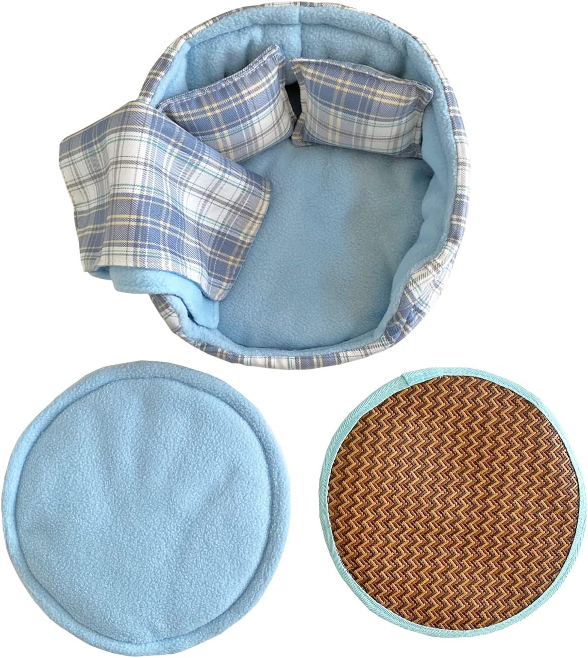 Hedgehog – Saco de cama para acurrucarse, manta cálida de forro polar, acogedora ropa de cama para dormir, cojín para animales pequeños, ardilla,