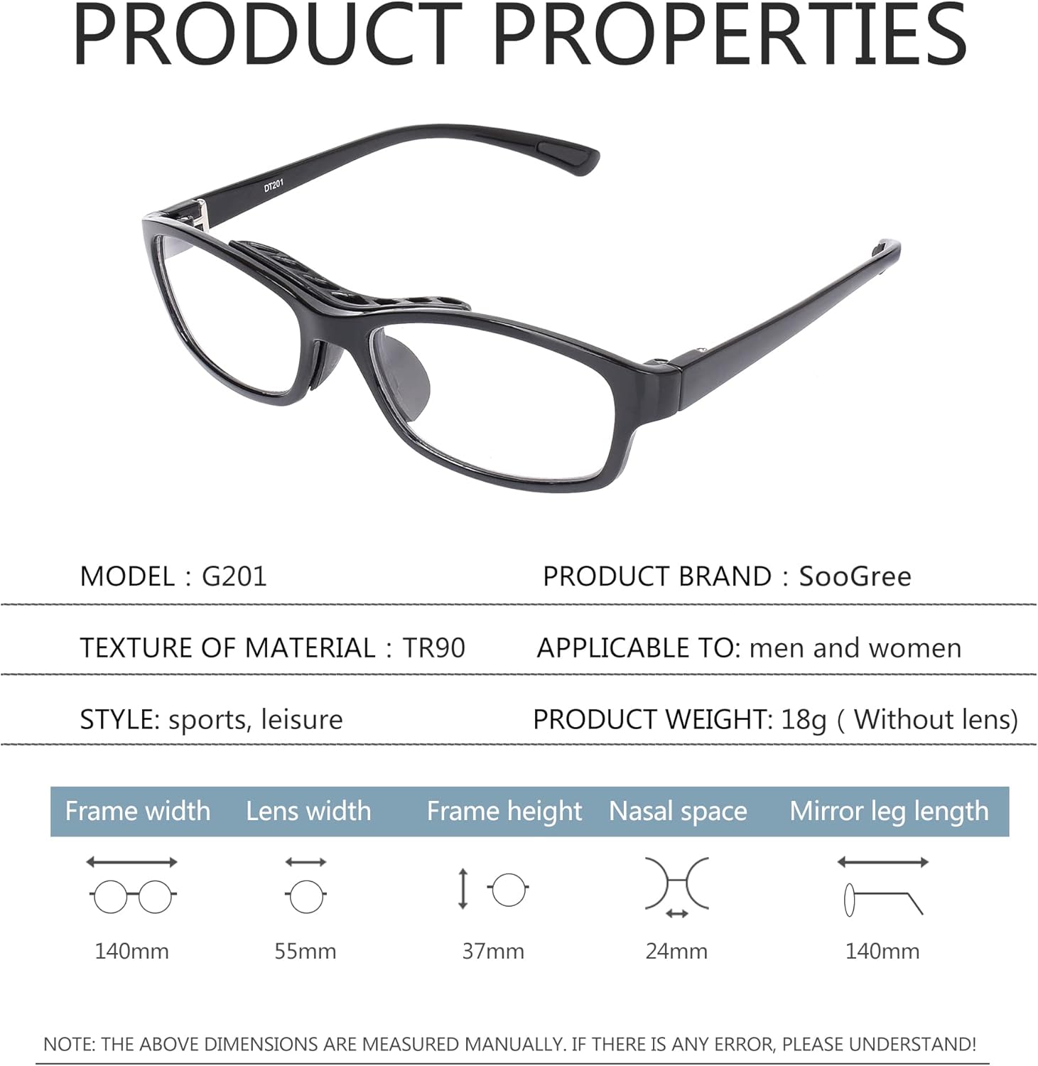 Gafas deportivas, gafas de seguridad para fútbol, con correa ajustable, patillas intercambiables para hombres y jóvenes